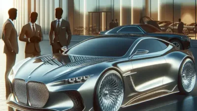 "Close-up of Afeela Car showcasing its sleek design and cutting-edge technology, highlighting the high price point that has sparked industry discussion."