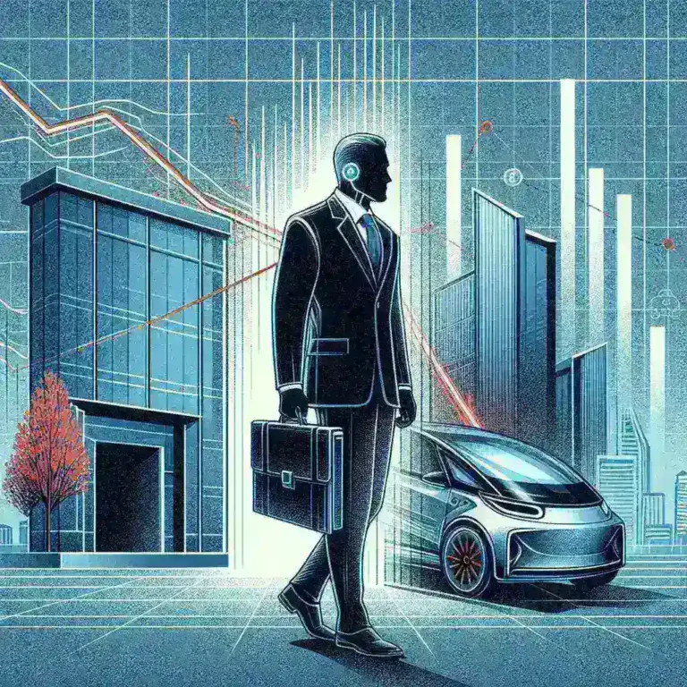 "Tesla executive exit announcement during a period of declining investments, illustrating the potential impact on the company's strategic direction and market performance."