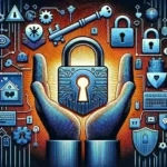 "Infographic illustrating tips for strengthening passwords using a password manager, including password complexity, unique passwords for each account, and secure storage methods."