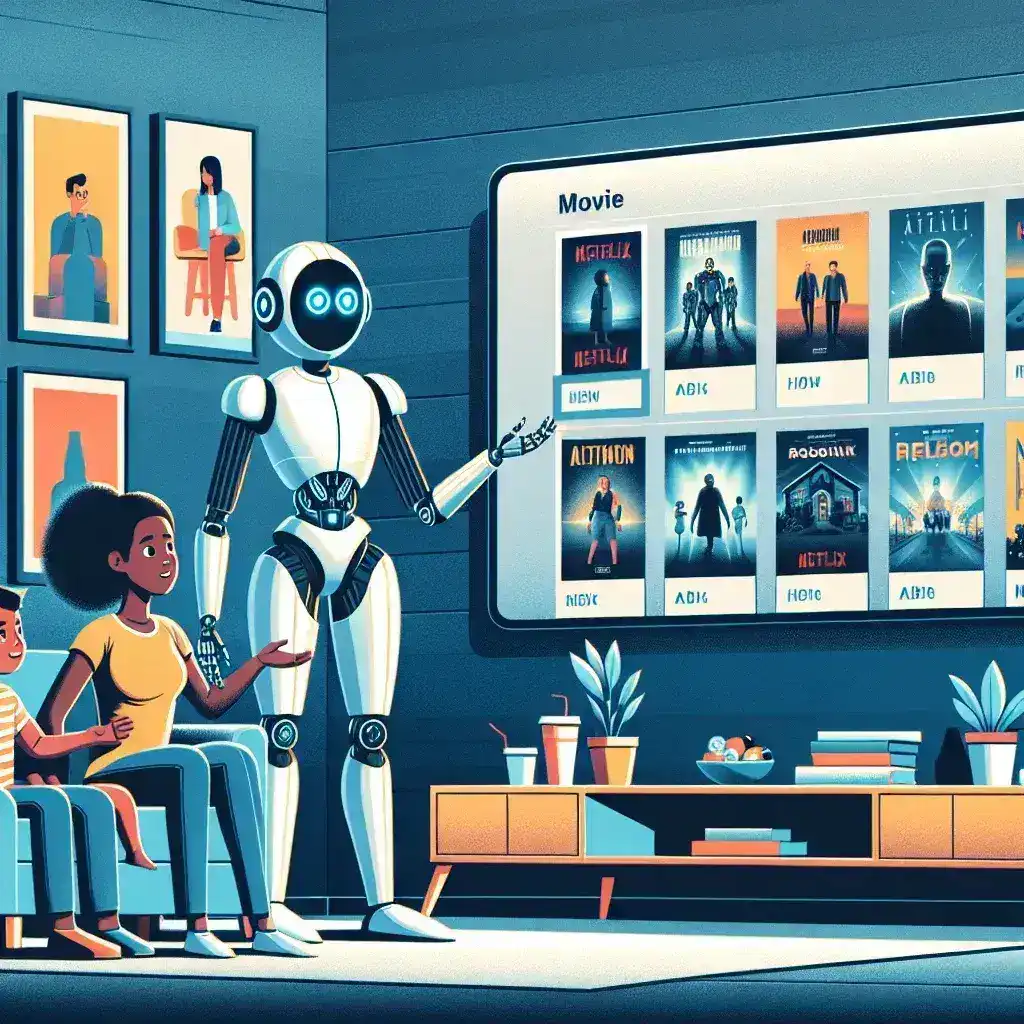 "Amazon Prime Video showcasing AI-powered Binge Mode recommendations interface on a smart TV screen, highlighting popular shows and tailored viewing options for U.S. users."