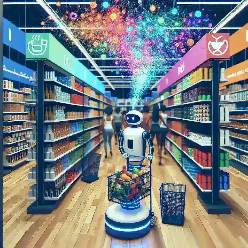 "Target's AI Powered Emergency Restocking Systems in action, showcasing advanced technology and automated inventory management in U.S. stores."